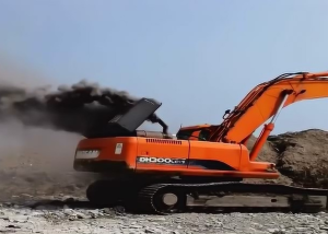 The Main Reasons for Black Smoke Emission from Excavators